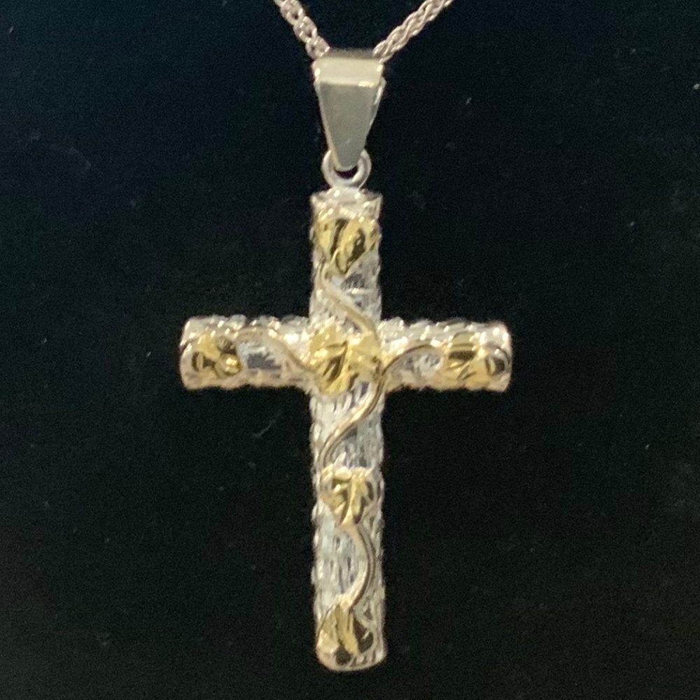Sterling Silver Cross - Picture 1 of 2